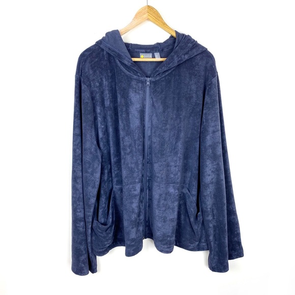 Zella Tops - Zella Hoodie Top Jacket Blue Size 3X